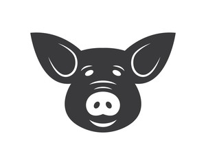 Fototapeta premium pig vector icon illustration design