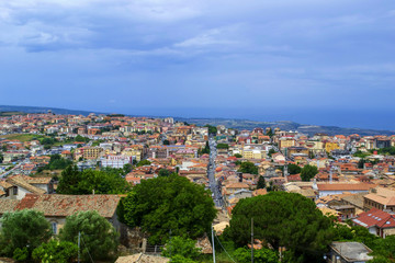 Fototapeta na wymiar Panorama di Vibo Valentia