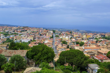 Fototapeta na wymiar Panorama di Vibo Valentia