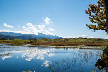 秋の知床　知床五湖【一湖】（北海道・斜里町）