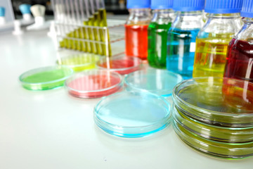 test tube in laboratory