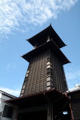 Clock tower, Kawagoe, Japan
