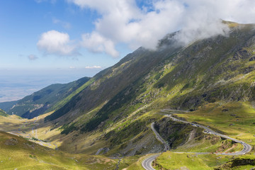 Fototapeta premium Transfagarasan - the most beautiful mountain road in Romania