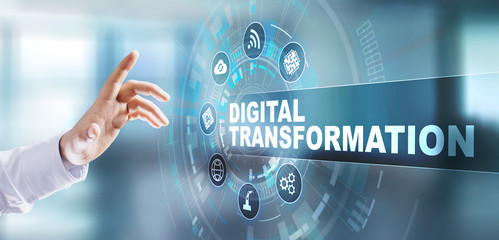 Digital transformation digitalization disruption innovation technology process automation internet...