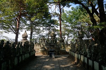 Enlightened arhats, Kawagoe, Japan