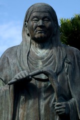 Statue of Tenkai Abbot, Kawagoe, Japan