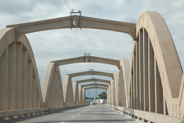 Obraz premium concrete bridge in kansas