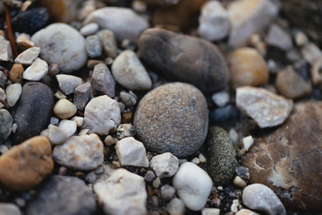 stones on beach