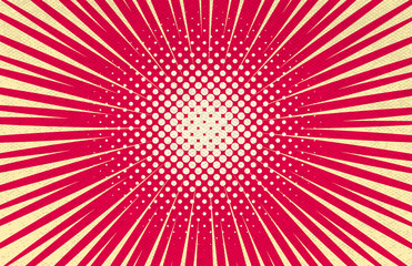 Comic book halftone texture pop art background