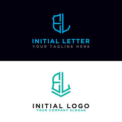 EL Logo Set is a modern graphic design, Inspirational logo design for all companies. -Vectors