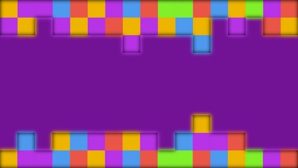 abstract colorful purple pastel color scheme tone square retro game scene background wallpaper illustration