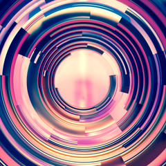 Elegant, beautiful abstract background with elements, studio, pedestal, minimalism. 3d illustration, 3d ..rendering.