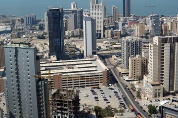 The view of Kuwait City