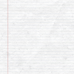 White squared note, notebook paper for text. Vector illustration background