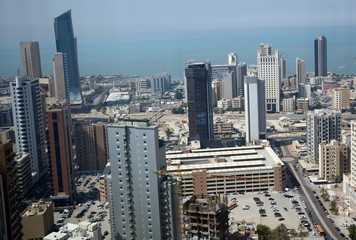 The view of Kuwait City