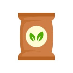 Seed plant pack icon. Flat illustration of seed plant pack vector icon for web design