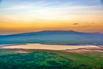 sunset over ngorongoro crater © Jesse