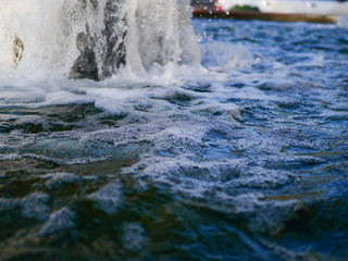 San Diego water during sunset