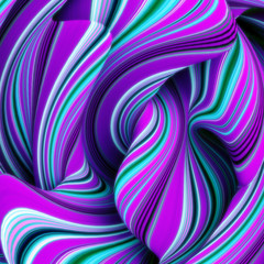 Elegant line background. 3d illustration, 3d rendering.