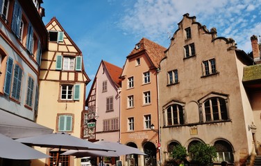 Fototapeta premium Colmar, Elsass, Altstadthäuser