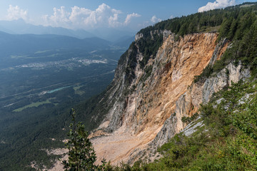 Fototapeta premium rote Wand