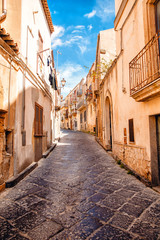 Castello di lombardia in Enna Sicily, Italy