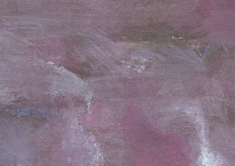 Brush strokes, curves, scuffs, smudges of paint. Grunge watercolor background. Hand-drawn texture