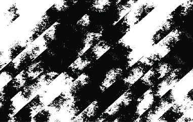 Rough black and white texture vector. Distressed overlay texture. Grunge background. Abstract textured effect. Vector Illustration. Black isolated on white background. EPS10.