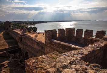 Fototapeta na wymiar View from Akkerman Fortress
