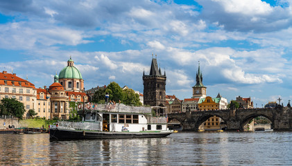 Fototapeta premium Charles Bridge Prague in Czech Republic.