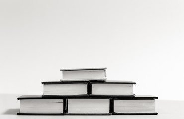 Many books in a bookstore or library