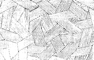 Broken plaster wall effect. Grunge worn damask pattern design. Distressed fabric texture. Overlay texture design. Vector illustration. Eps10.