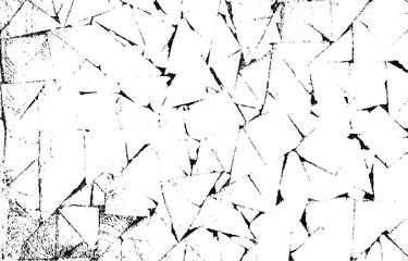 Rough black and white texture vector. Distressed overlay texture. Grunge background. Abstract textured effect. Vector Illustration. Black isolated on white background. EPS10.