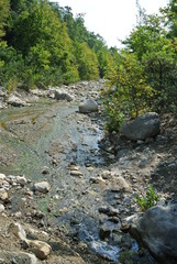 Turkish national park Göynük Canyon mountain river