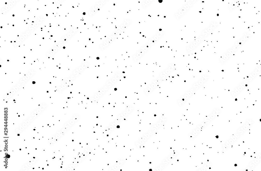 Poster small uneven spots and particles of debris. abstract vector texture. distressed uneven background. g
