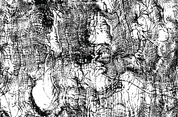 Fototapeta premium Rough black and white texture vector. Distressed overlay texture. Grunge background. Abstract textured effect. Vector Illustration. Black isolated on white background. EPS10.