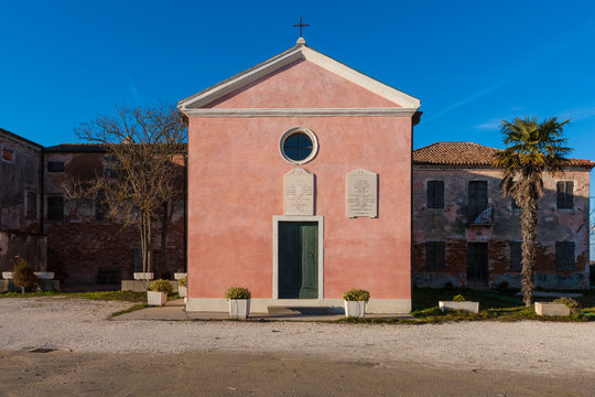 The village of Lio Piccolo in the venice lagoon