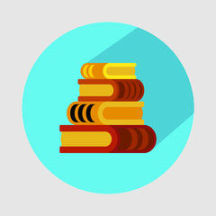 Book Education and graduation illustrations. Simply flat design. 