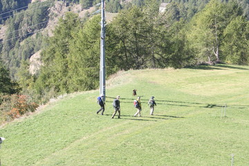 Wanderung im Hochgebirge