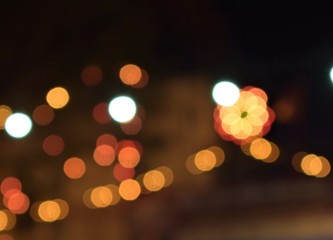 Night Light bokeh effect 