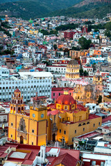 Guanajuato, Mexico. Panoramic view