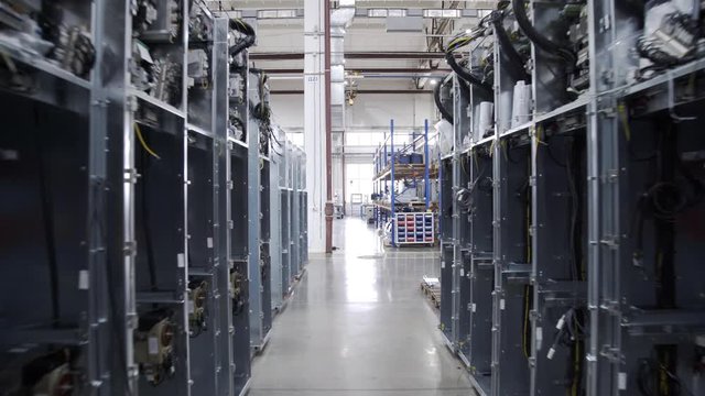 Camera movement between electrical boxes in Factory
