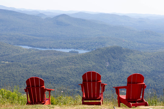 chairs on the mountain
