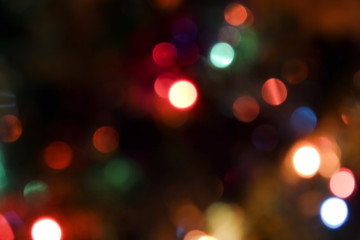 Obraz premium Abstract circle Blur Bokeh Christmas lights effect