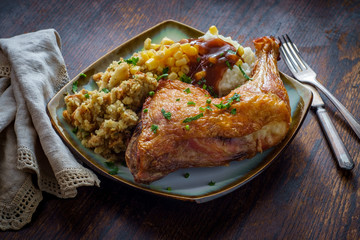 Thanksgiving Dinner Plate