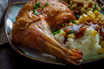 Thanksgiving Dinner Plate