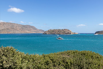 Blick auf die Spinalonga Insel