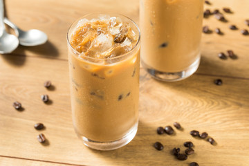 Homemade Iced Coffe with Almond MIlk