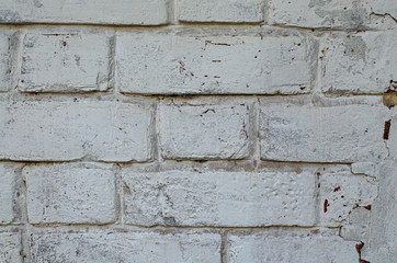 White brick wall