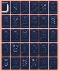 Obraz premium Modern infographic vector concept. Business graphics brochures.